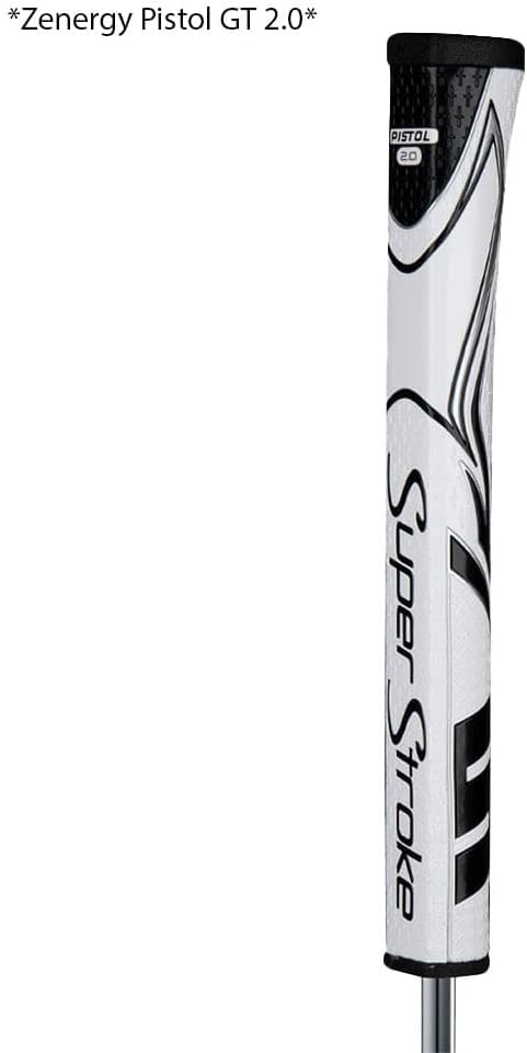 SuperStroke Zenergy Tour Golf Putter Grip with No Taper Enhanced SPYNE Technology, New Multi-Zone Texturing and Tech-Port
