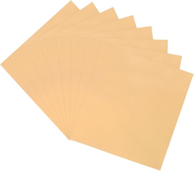 MECCANIXITY 50 Pack Toner Reactive Foil, Deco Foil Transfer Sheets 8.5"x11" A4 by MECCANIXITY