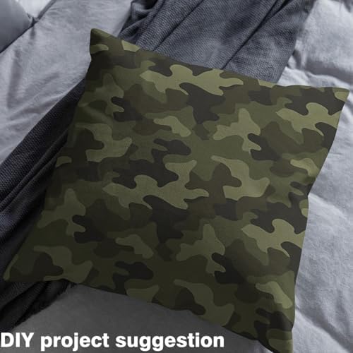 Feelyou Camouflage Camo Fabric By The Yard Decorative Soft