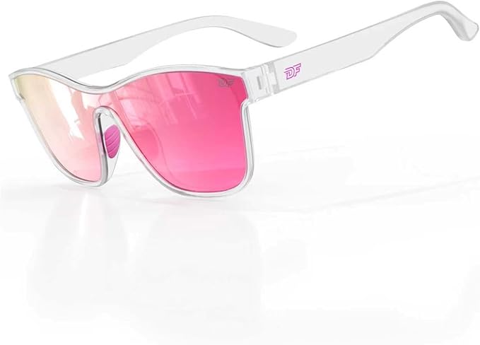 DEAFRAIN Polarized Sunglasses for Men Women - UV400 Protection 21.5g Sport Sun Glasses for Driving Fishing Running Golf