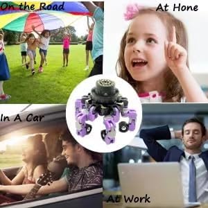 4pcs Fidget Spinners for Kids&Adults Transformable Fingertip Gyros for Girls - Image 4