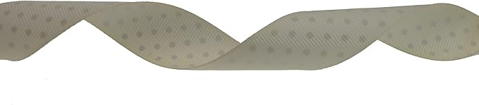 Polka Dot Grosgrain Ribbon 25 Yard Each Roll 100% Polyester - Image 2