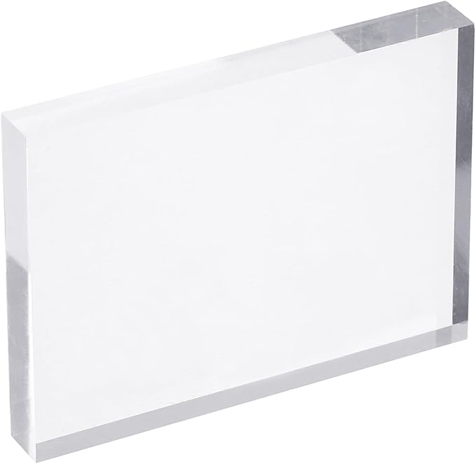 PATIKIL Acrylic Stamp Block, 1 Pack Clear Stamping Block by PATIKIL