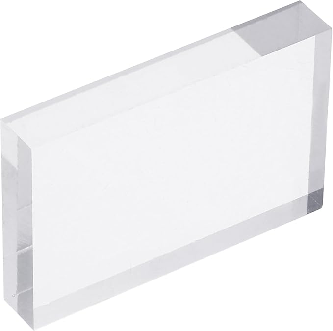 PATIKIL Acrylic Stamp Block, 1 Pack Clear Stamping Block by PATIKIL