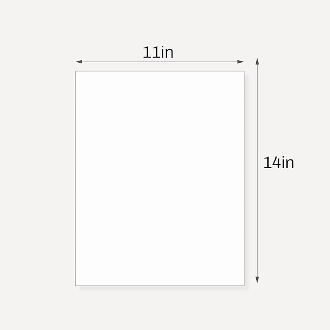 Somime 10 Pack Backing Boards, 11x14 Uncut White Mats Matboards, Acid-Free - Image 2