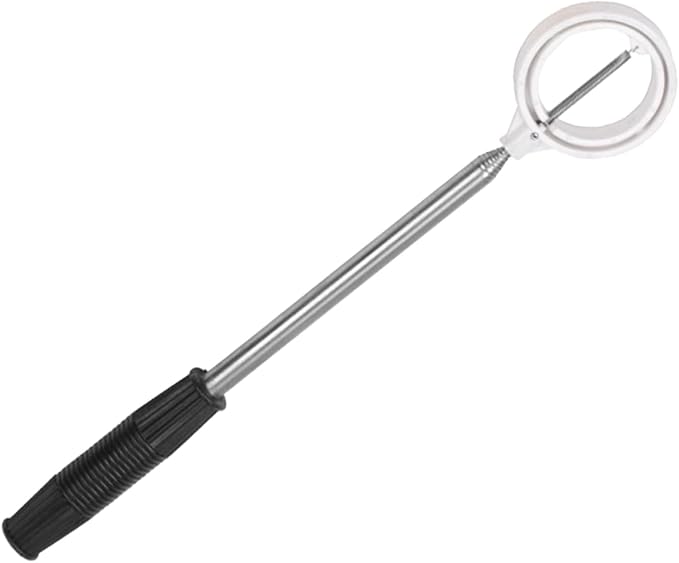 ZJchao Golf Ball Retriever, Golf Ball Retriever with Spring ReleaseReady Head and Locking Clip Golf Ball Retrievers Telescopic Yellow Golf Balls for Golf Golf Accessories for Men