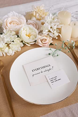 Floweroyal Artificial Flowers Combo White Flowers Mix Silk Flowers Dahlia Roses with Stems for DIY Wedding Bridal Bouquets, Baby Shower, Floral Arrangement, Table Centerpieces, Home Decorations.