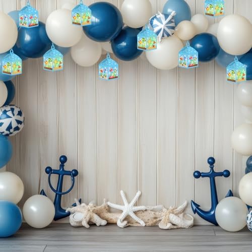 Simgoing 12 Sets Under The Sea Crafts DIY Summer Fishbowl Tissue Paper
