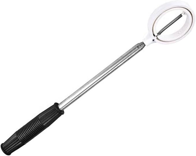 ZJchao Golf Ball Retriever, Golf Ball Retriever with Spring ReleaseReady Head and Locking Clip Golf Ball Retrievers Telescopic Yellow Golf Balls for Golf Golf Accessories for Men
