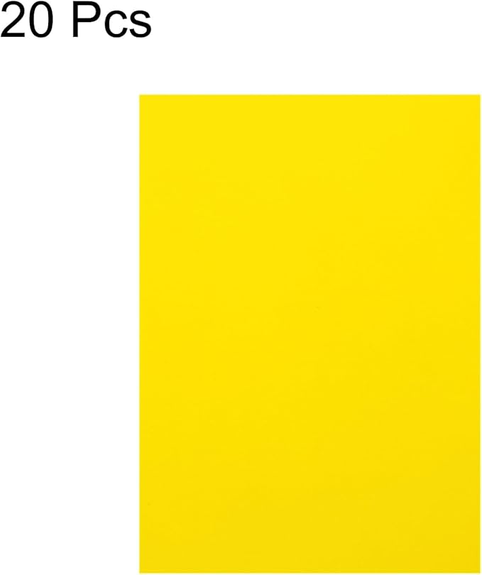 MECCANIXITY Colored Vellum Paper, 20 Sheet Lemon Yellow Transparency 11.7 x 8.2 - Image 3
