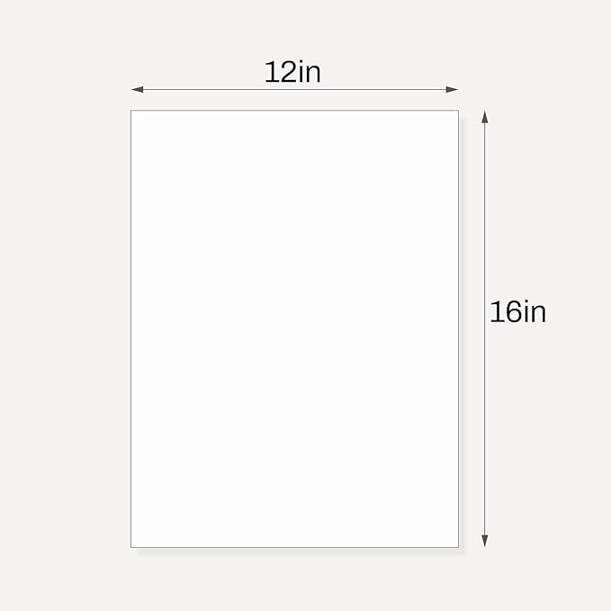 Somime 10 Pack Backing Boards, 12x16 Uncut White Mats Matboards, Acid-Free - Image 2