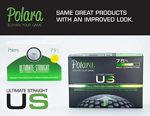 Polara Self-Correcting Golf Balls – High-Performance Golf Balls with Soft Feel, Anti-Slice & Hook Correction, Exceeds USGA Limits, Dimple Design for Maximum Distance, Golf Accessories for Men & Women