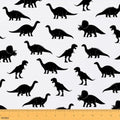 Erosebridal Dinosaur Upholstery Fabric, 3 Yards