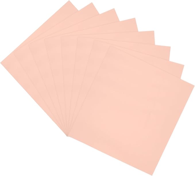 MECCANIXITY 50 Pack Toner Reactive Foil, Deco Foil Transfer Sheets 8.5"x11" A4 by MECCANIXITY