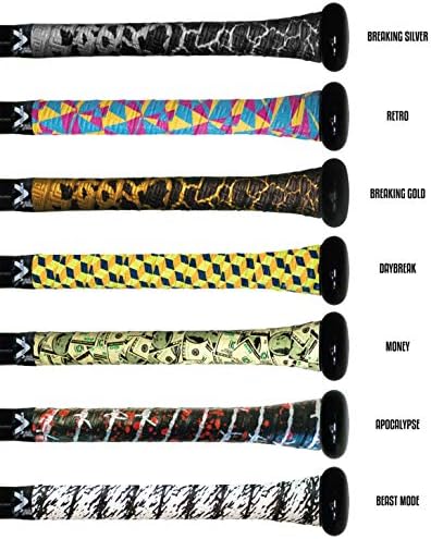 Vulcan | 0.50mm / 1.00mm / 1.75mm Bat Grip | Baseball/Softball | Multiple Colors