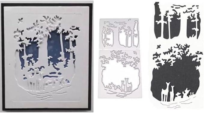 Metal Cutting Dies DIY Merry Christams Embossing Stencil Template Scrapbooking by Annchaos