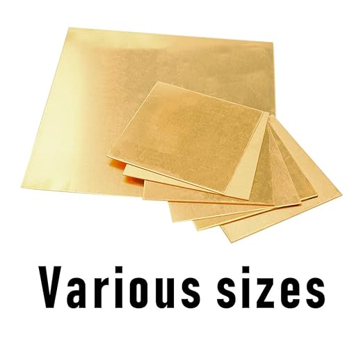 12 Gauge Brass Sheet，H62 Brass Plates Metal 0.079" Thickness x 5.9" Width x - Image 4