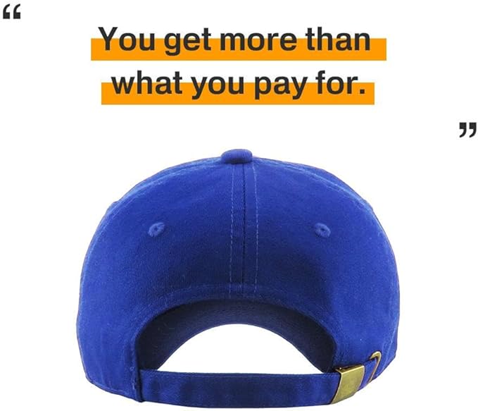 KBETHOS Classic Unisex Cotton Adjustable Low Crown Baseball Cap – Plain Dad Hat