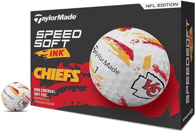 TaylorMade Golf Speed Soft Ink NFL Golf Balls