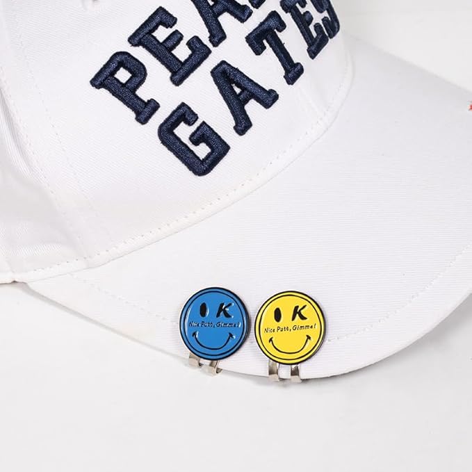 Funny & Unique Golf Ball Markers with Hat Clip – Creative Icon Designs for Golfers – Golf Accessories & Gifts