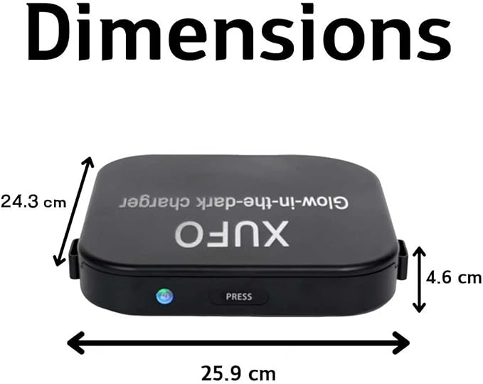 X-UFO Fast-Charging Golf Disc LED Charging Case Portable Night Golf Disc Gear—The Ideal Choice for Night Training and Tournaments