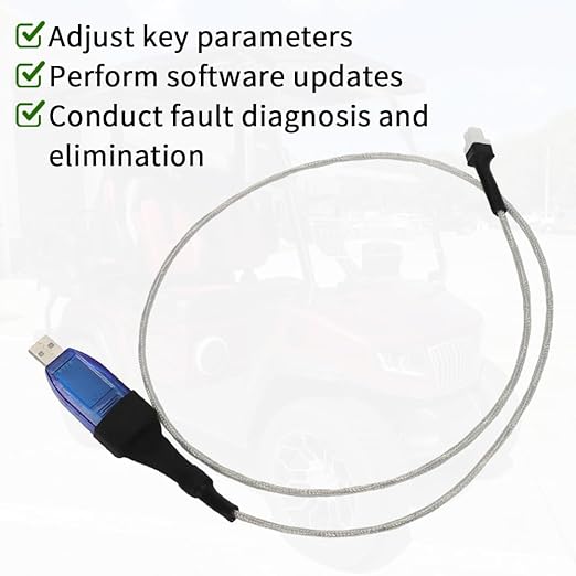 AUTOVIC 3.5' USB Programming Cable for Evolution EV Golf Cart Classic D3 D5 2022-2025
