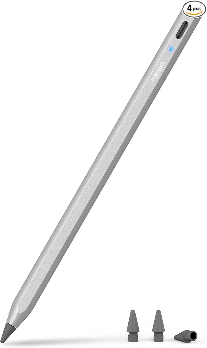 Metapen Pencil A8 for Apple iPad 2018-2025, Tilt Sensitivity, Pixel Precision by metapen