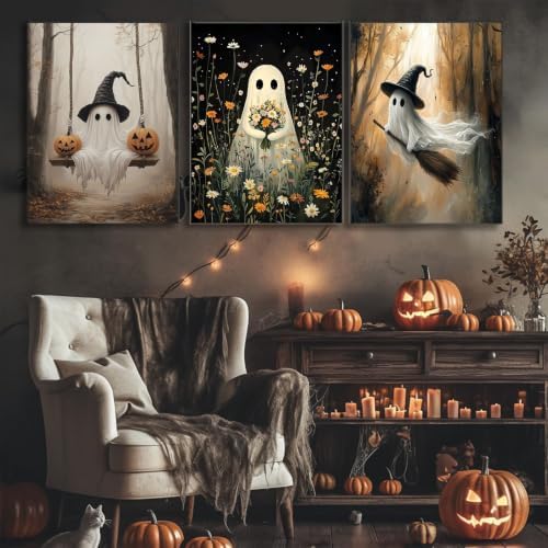 6 Pack Halloween Diamond Painting Kits for Adults, Diamond Art Kits Ghost