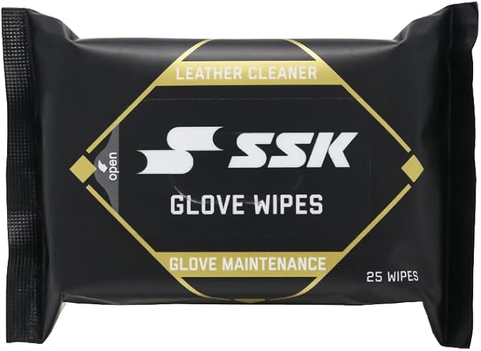 SSK Baseball Glove Wipes - Glove Maintenance Leather Cleaner