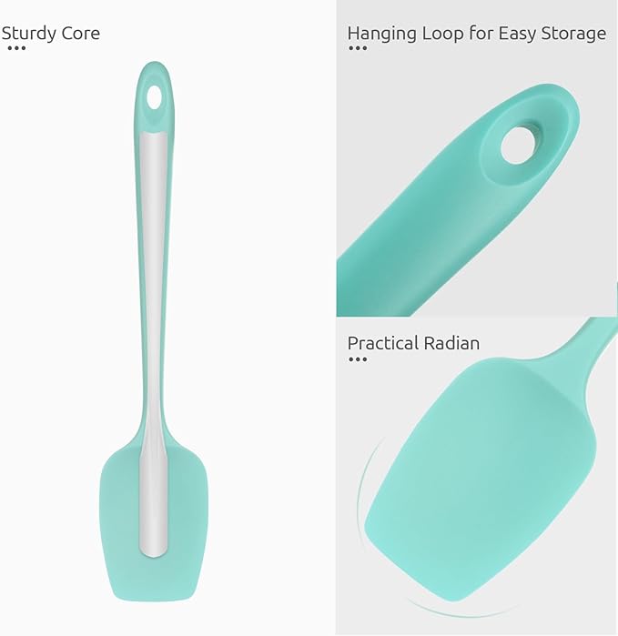 600ºF Heat Resistant Silicone Spatulas: U-Taste Upgraded Flexible Food Grade - Image 6