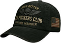 Old Fuckers Club-Vintage Baseball Cap, Hand-Embroidery Adjustable Wash Old Fuckers Club100% Bitter Lifetime Member Hat