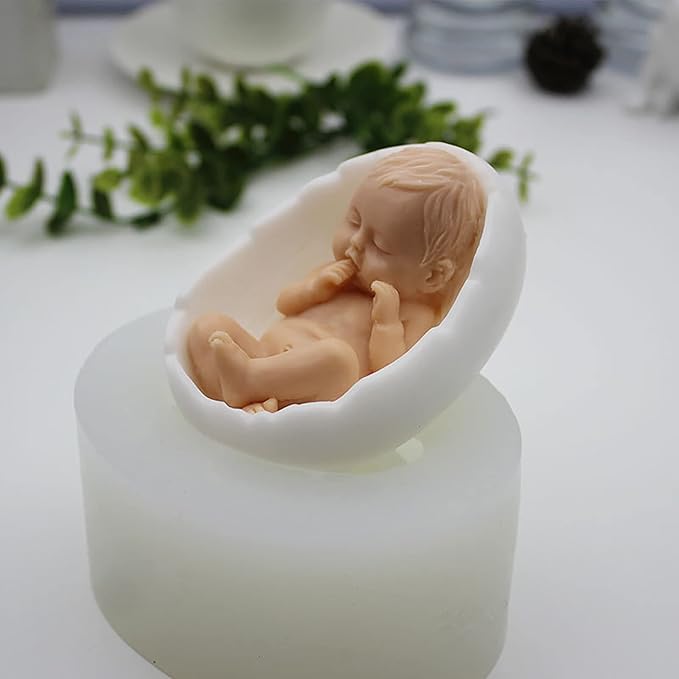 Baby Shape Silicone Handmade Soap Mold - Image 3
