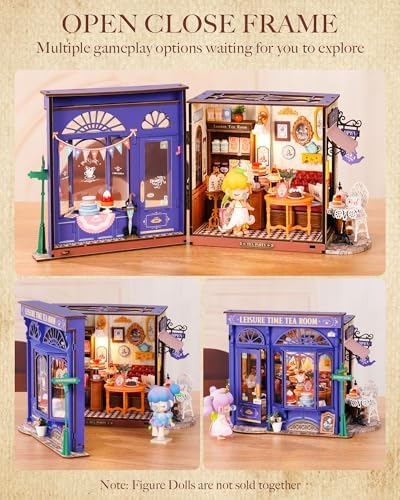 Rolife DIY Miniature House Kit for Adults - Leisure Tea Time