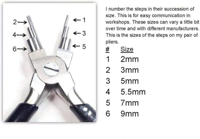 Cynamed German Stainless- 6 in 1 Bail Making Pliers Wire Looping Forming Pliers - Image 5
