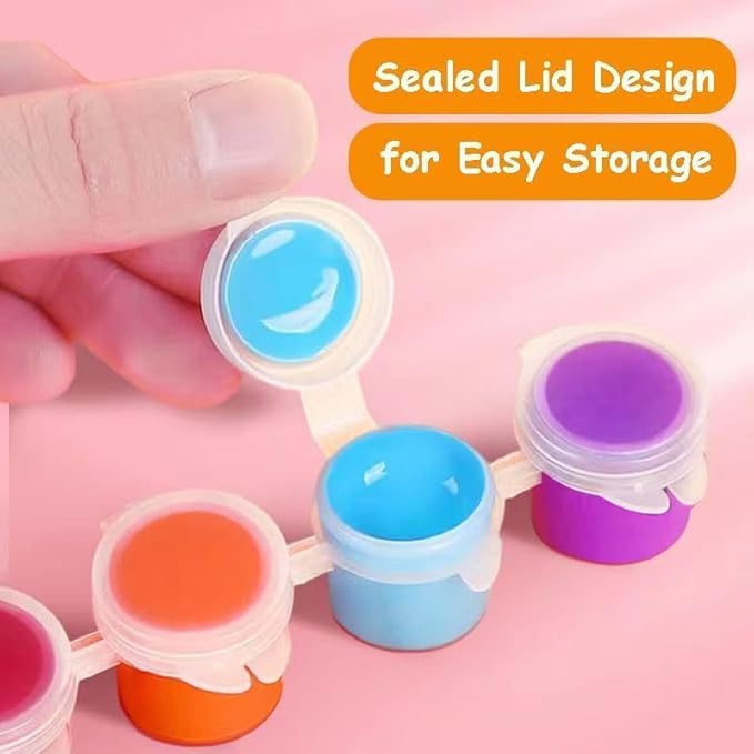 20 Pack Mini Acrylic Paint Set, 12 Color Acrylic Paint Strips - Image 3
