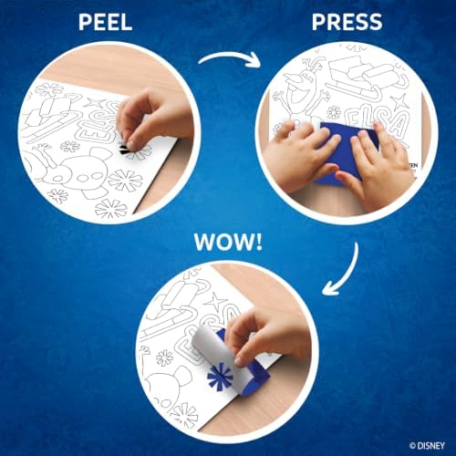 Skillmatics Foil Fun Disney Frozen, Foil Art & Craft Kit, Gift for Kids