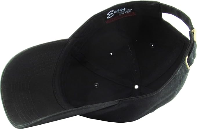 KBETHOS Classic Unisex Cotton Adjustable Low Crown Baseball Cap – Plain Dad Hat