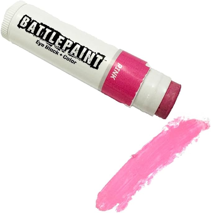 EyeBlack BattlePaint – Bright Colored Under Eye Black Grease for Pro Athletes and Super Fans – Baseball, Softball, Football – 2 Sticks