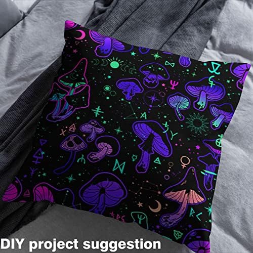 jejeloiu Mushroom Fabric by The Yard Soft 10 Yards