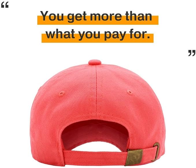 KBETHOS Classic Unisex Cotton Adjustable Low Crown Baseball Cap – Plain Dad Hat