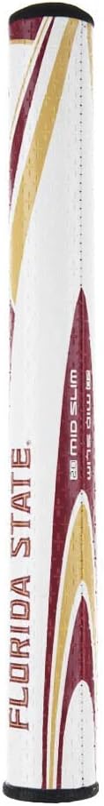 SuperStroke NCAA Golf Putter Grip, Ohio State University (Mid Slim 2.0) | Cross-Traction Surface Texture and Oversized Profile | Even Grip Pressure for a More Consistent Stroke | Non-Slip Grip