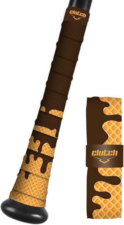 Clutch Sports Apparel All-Weather Bat Grip Tape, 1.1mm Cushioned & Non-Slip for Baseball & Softball, Durable & Multi-Sport Performance for Youth & Adult Players