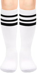 Olreco 1 Pack Toddler Kids Youth Soccer Socks Girls Boys Baseball Socks Youth Knee High Softball Football Accessories Cotton