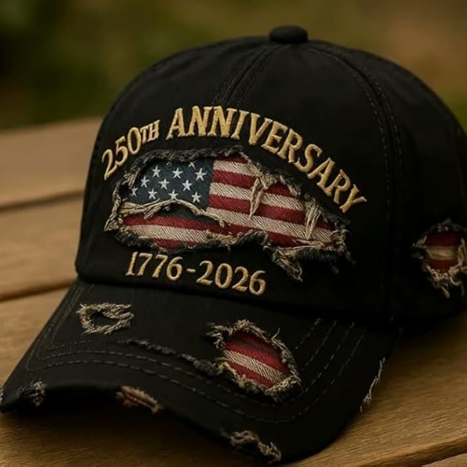 250th Anniversary USA Hat Eagle 250 Year American Anniversary Baseball Cap Adjustable Patriotic Hats