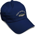 Custom Soft Baseball Hat Embroidered Dad Hat Fish Rainbow Trout Men & Ladies Baseball Cap Cotton