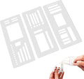 Handmade Flexible Record Template, Reusable Templates Planner Stencils by clould+fitness