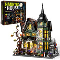Horror Haunted House Building Blocks Set with LED Light for Adults