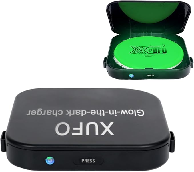 X-UFO Fast-Charging Golf Disc LED Charging Case Portable Night Golf Disc Gear—The Ideal Choice for Night Training and Tournaments