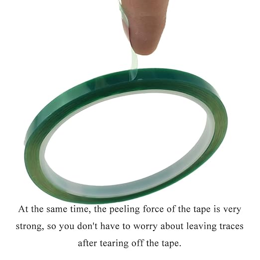 HAHIYO Clear Green 0.25Inch 2Rolls Floral Tape Waterproof Florist Tape Flower - Image 4