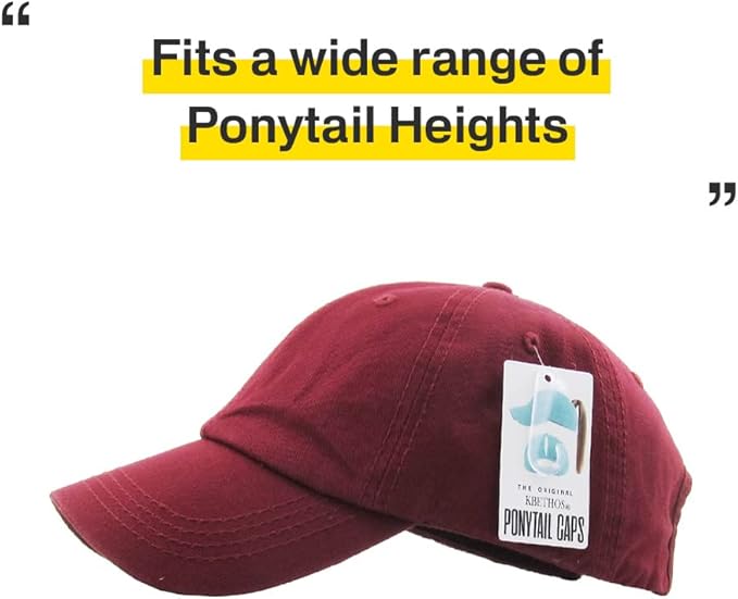 Classic Plain Ponytail Messy High Bun Headwear Adjustable Cotton Trucker Mesh Glitter Hat Baseball Cap